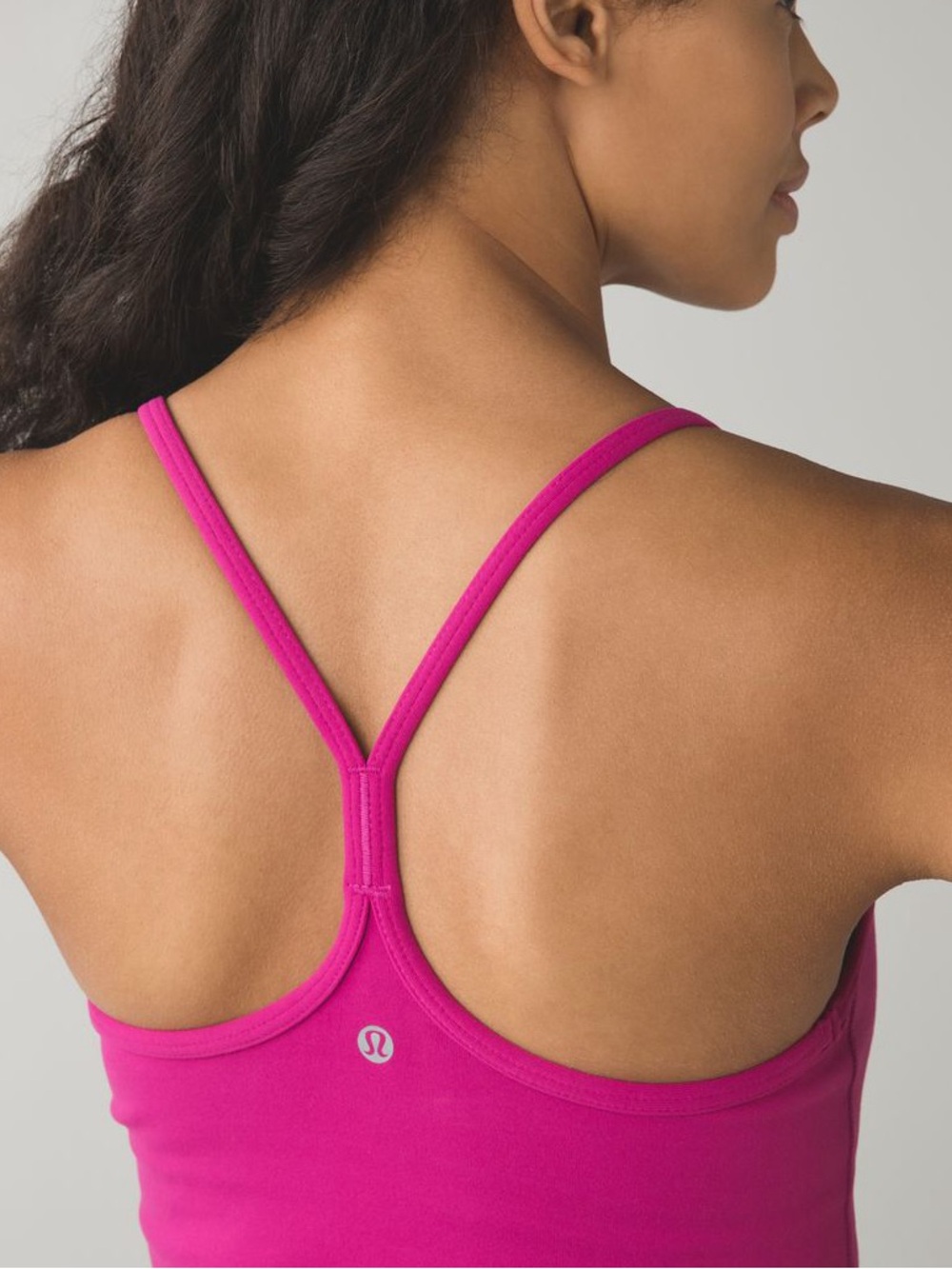 Lululemon Power Y Tank Top Size 6 
Raspberry Pink Yoga Pilates Athleisure.   6